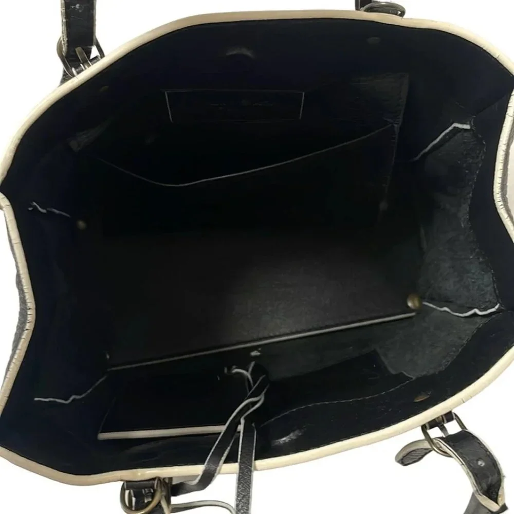 BALENCIAGA Papier Mini 305572 Black Leather - Tote Bag 596-053125 - Picture 8 of 9